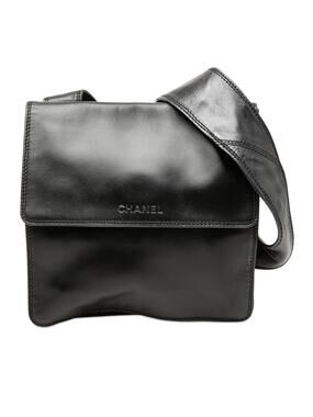 Chanel Lambskin Logo Messenger Bag Pre- #300849C75B
